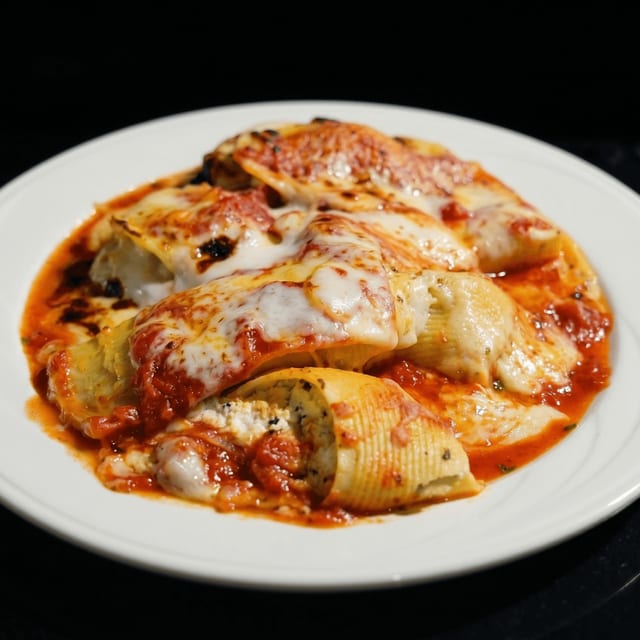 Baked Ravioli Parmigiana.